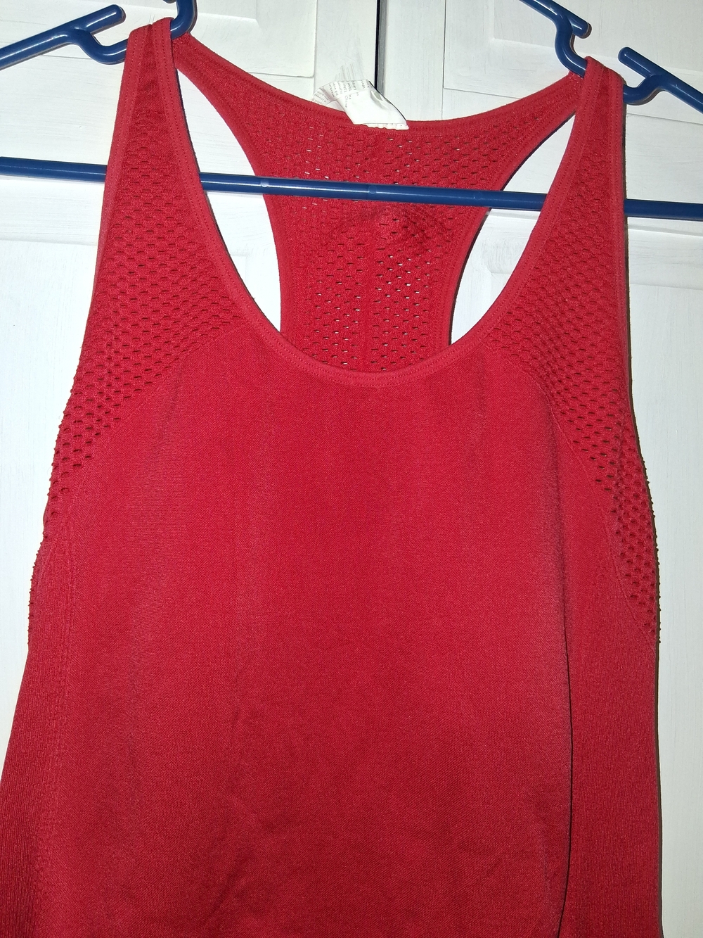 Fabletics Red Racerback Performance Tank - Picture 3 of 9